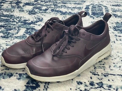 Nike Faux Leather Sneaker Shoes Walking Athletic Sneaker Lace Up Purple Size 9 - Image 1 of 4