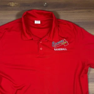 Herren Atlanta Braves Polo Large Feuchtigkeitsmanagement Augusta Sportswear - Bild 1 von 6