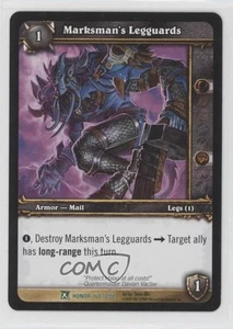 2009 World of Warcraft TCG: Fields of Honor Marksman's Legguards #160 0a2 - Picture 1 of 3