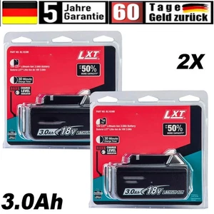 2X BL1830B Original Li-ion Ersetz für Makita Akku 18V BL1815 BL1890 BL1860 3.0Ah - Bild 1 von 12