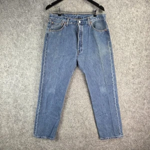 Vintage Levi's 501 Jeans Mens 36 x 30 Blue Straight Button Fly Made In Canada - Bild 1 von 21