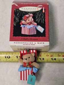 HALLMARK KEEPSAKE CHRISTMAS ORNAMENT -1993 -A CHILD'S CHRISTMAS - Picture 1 of 6