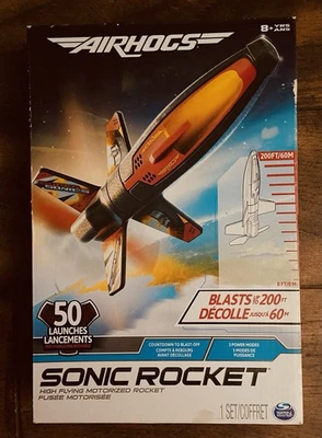 Air Hogs’  Sonic High Flying (200ft) Motorized Rocket 3 Power Modes - Sealed Box - Image 1 of 2