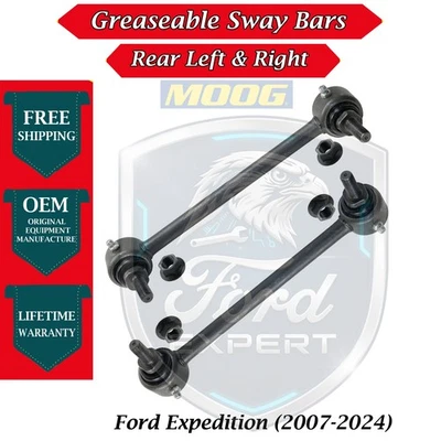 MOOG OEM Rear Sway Bars For 2007-2024 Ford Expedition 5.4L 3.5L 10 Yr Warranty - Image 1 of 4