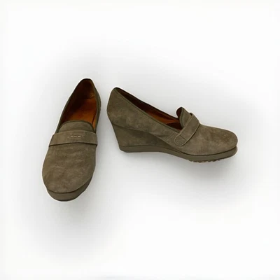 Mocasines de cuña Gentle Souls verde 7,5 Foto 1 de 4