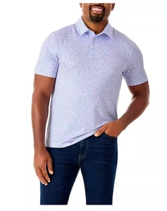 Member's Mark Men's Soft Moisture Wicking Performance Polo Sz Small Purple NWT - Picture 1 of 8