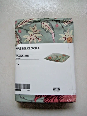 IKEA NASSELKLOCKA SALVIA FUNDA DE COJÍN FLORAL 26"x26" NUEVO Foto 1 de 3