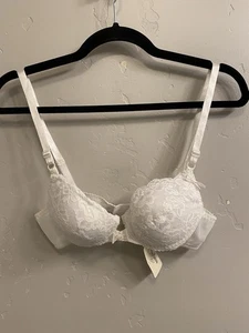 OSCAR DE LA RENTA NWT Deadstock Vintage Size 34A White Padded Push Up Bra - Picture 1 of 18