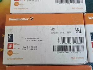 Original Weidmuller UR20-4AI-UI-16 1315620000 Module UR20-4AI-UI-16 - Picture 1 of 8
