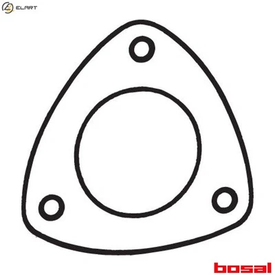 GASKET EXHAUST PIPE 256-581 FORGASKET EXHAUST PIPE 256-581 FOR AUDI  SEAT  SKODA - Image 1 of 4