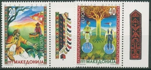 Makedonien 1997 Europa CEPT Sagen Legenden 102/03 postfrisch - Picture 1 of 1