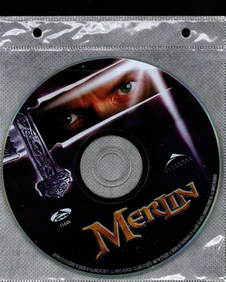 Merlin (1998) DVD *DISC ONLY*  = REGION 1 - Sam Neill - Bild 1 von 1