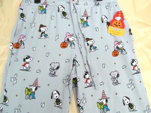 Berkshire Peanuts Halloween Snoopy Geister Kürbisse Lounge Hose Taschen Gr. M - Bild 1 von 7