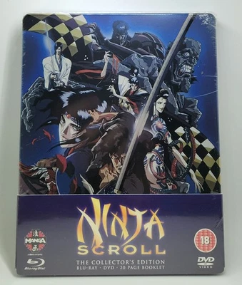 Ninja Scroll Collector's Edition Steelbook Blu-ray + DVD + Booklet NEW & SEALED - Image 1 of 4