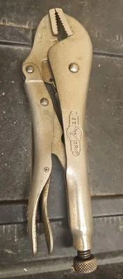 Nice Vintage Petersen Vise Grip ~ 10R ~ Straight Jaw Locking Pliers ~ USA - Image 1 of 3