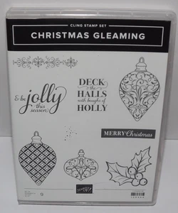 Stampin' Up! Weihnachten glänzendes Set 9 Klammerstempel - Bild 1 von 4