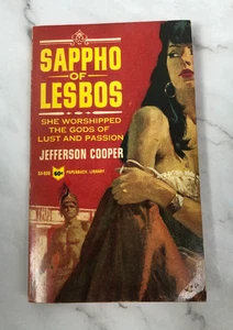 Sappho von Lesbos Jeffery Cooper Taschenbuch Bibliothek 1966 Zweitdruck Vintage Zellstoff - Bild 1 von 3
