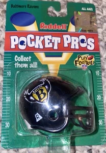 Rare Original 1997 Riddell Pocket Pro Helmet Baltimore Ravens Old Logo - Picture 1 of 2