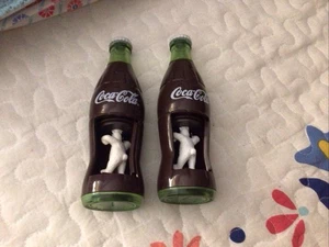 2 Botellas Vintage Coca-Cola Burger King Giratorias Bailando OSO POLAR Juguetes - Imagen 1 de 3