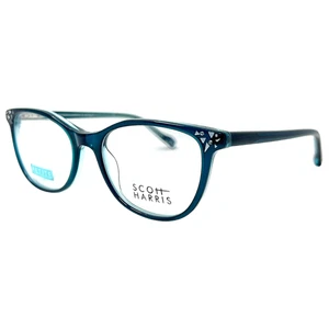 SCOTT HARRIS - SH728 C2 49/16/135 - VERDE AZULADO OSCURO - NUEVAS GAFAS MUJER AUTÉNTICAS - Imagen 1 de 2
