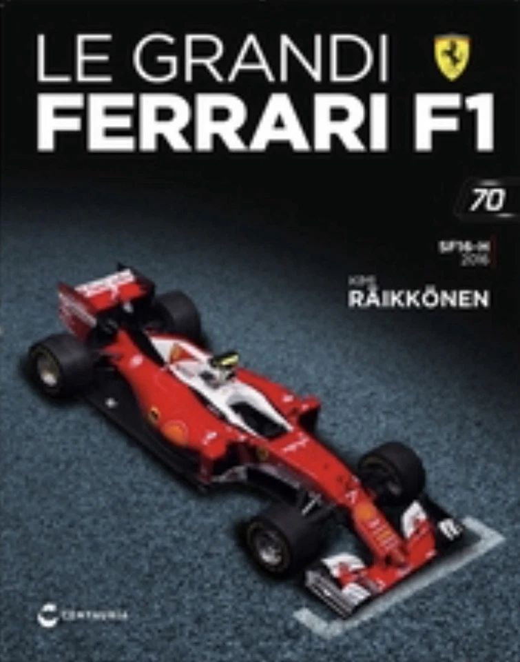 Ferrari SF16H - Kimi Räikkönen - 2016 - Le grandi Ferrari F1 - 1:24 nr 70 - Immagine 1 di 2