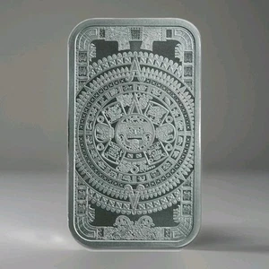 1 oz Silberbarren Golden State Mint (GSM) Azteken Maya Kalender - Bild 1 von 2