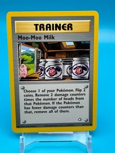 Moo Moo Milk Pokemon Neo Genesis Trainer Karte 101/111 NM Vintage Unlimited TCG - Bild 1 von 5
