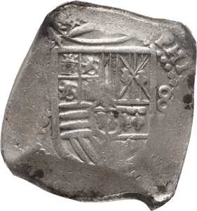 MEXICO, Mexico City, cob 8 reales, Philip IV, assayer P (ca. 1660), ANACS VF 20. - Picture 1 of 5