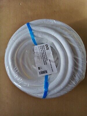 White 20mm Flexible Conduit Cable Contractor Pack 10 Metre Reel And 10 X Glands • 15.50£