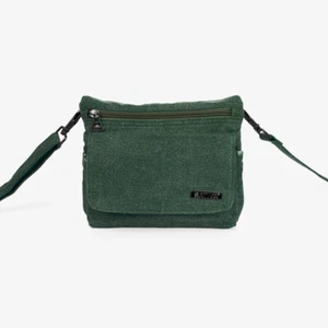 Bolso de hombro Hemp Day Tripper de Sativa Bags-verde oscuro - Imagen 1 de 1