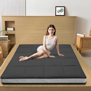 Japanese Floor Mattress Futon Mattress Foldable Mattress Roll Up Tatami 3 Sizes - Picture 1 of 24