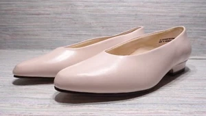 Vintage Pink Flats Shoes Special Occasion Premiere Collection 7 Dress Vintage - Picture 1 of 10