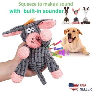 Dog Chew Toy Squeaky can Make a sound Plush Pets Toys for Aggressive Chewers Pet - Picture 1 of 16