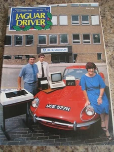 JAGUAR DRIVER DEC 1983 VINTAGE ENGINEERING TECH LEEDS CASTLE ROSEMARY HINTON - Picture 1 of 3