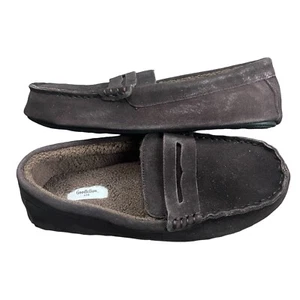 GOODFELLOW & Co Men's Bodhi Genuine Suede Loafer Slippers Brown - Picture 1 of 2