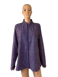 Croft & barrow woman’s long sleeve full zipper light weight jacket Sz XL New - Picture 1 of 11