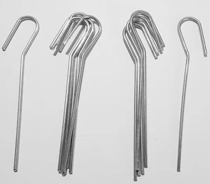 10 x 6" Zelthering Schwerlast Bodenhering Camping Plane Garten Bodenplane - Bild 1 von 11