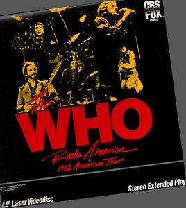 The Who Rocks America 1982 American Tour Laserdisc