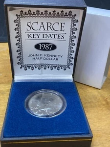 1987-D John F. Kennedy 50 Cents. Half Dollar JFK Scarce Key Dates. - Picture 1 of 6