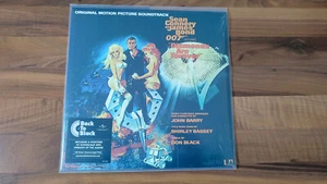 JAMES BOND 007 DIAMONDS ARE FOREVER OST BLACK VINYL LP JOHN BARRY SHIRLEY BASSEY - Bild 1 von 2