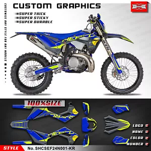 Motorcycle Graphics Adhesive Sticker for Sherco SE SEF 125~500 2024 Protector - Picture 1 of 8