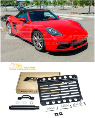 EOS para Porsche 718 Boxster 17-Up SIN PDC | Parachoques delantero gancho de remolque matrícula Foto 1 de 4