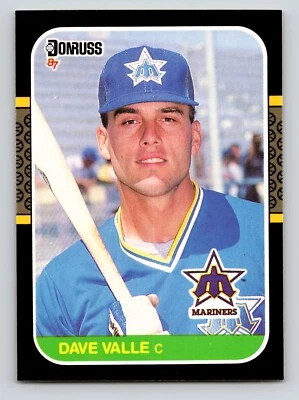 1987 Donruss - Dave Valle #610 (RC) - Image 1 of 2