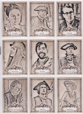 Outlander Season 3, Complete Characters Canvas Stock Chase Card Set C1-9