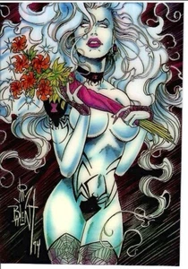 1994 Lady Death Series 1 I Chase card No. 2 (of 5) Chaos Krome Clearchrome - Picture 1 of 2