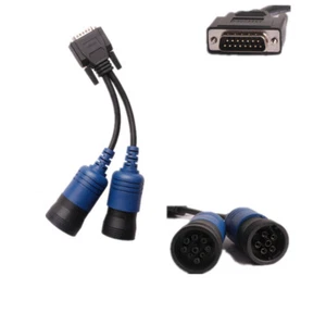 Cable de diagnóstico de camión para camión Nexiq PN 405048 6 y 9 pines Y alemán Cummins - Imagen 1 de 6