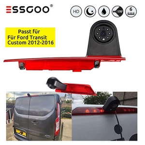 ESSGOO 3.Bremsleuchte Rückfahrkamera für Ford Transit Custom ab 16 Transporter - Bild 1 von 12