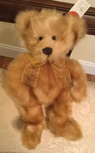 Russ Berrie Penington 14” Bear Gold Fur Bear NWT - Picture 1 of 6