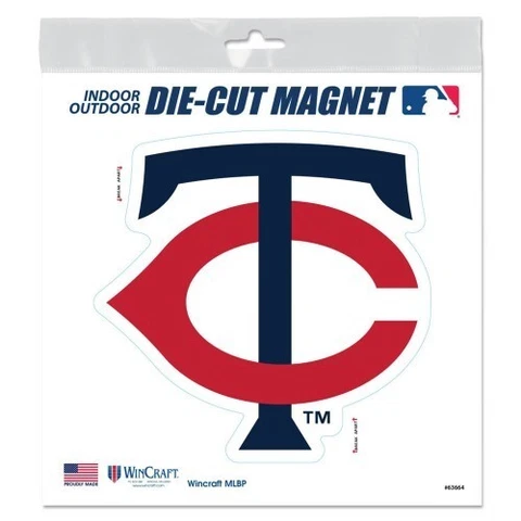 Minnesota Twins Magnet 4x4 Outdoor Rated Vinyl Auto Fridge MLB Baseball Team Cover