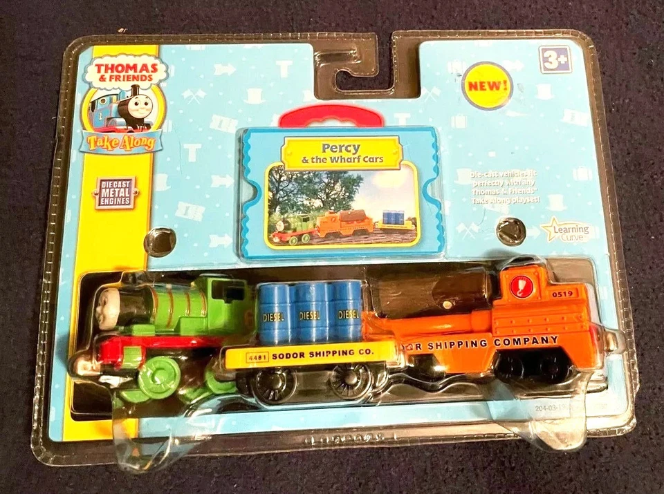 Thomas & Friends Take Along Die-cast Metal Percy & the Wharf Cars - NIP - Image 1 of 1
